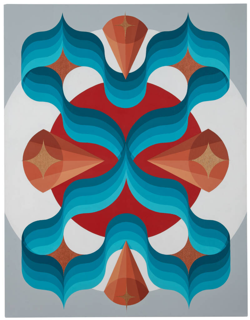 Título: Nascente Acrílica sobre canvas 90x70cm Valor R$12.500