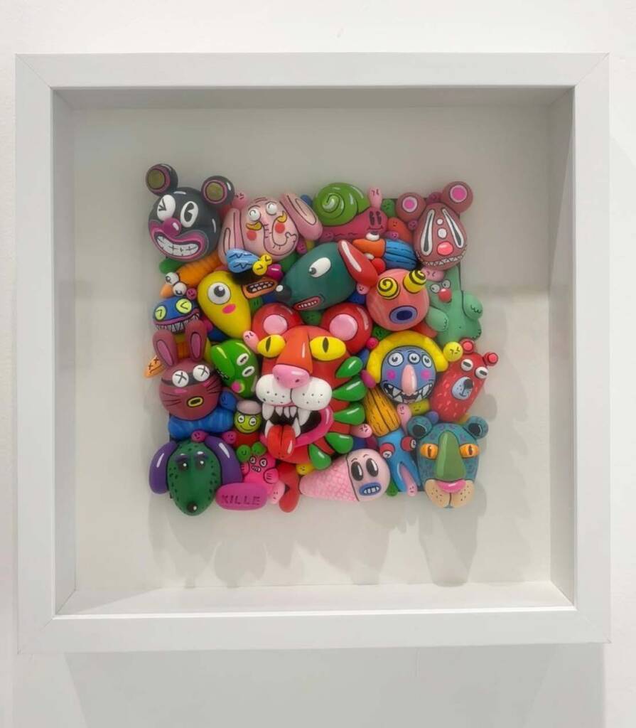 Artista: Kille / Pintura e Polímero / Tamanho: 30x30cm / Ano: 2025/ R$ 4.000