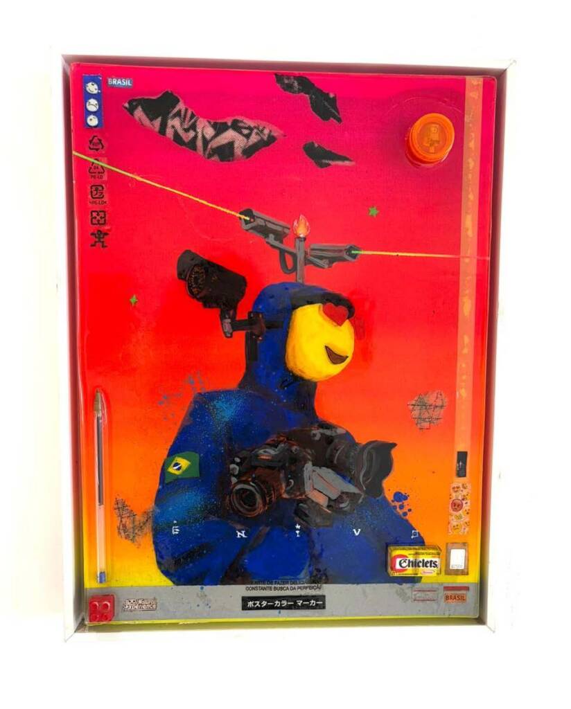 Artista: Enivo / Obra: "Aliados" /Tamanho: 30x40cm / Ano: 2021 / R$ 8.000