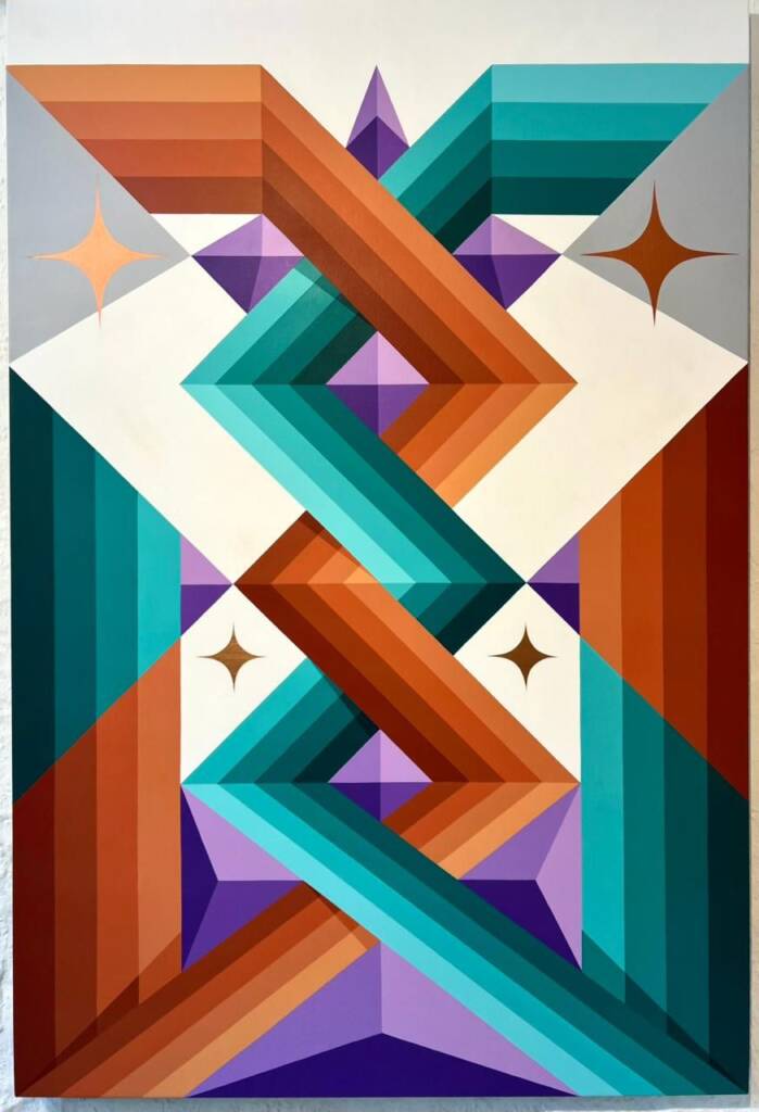 Artista: Higraf / Título: Herança / Téc. Acrílica sobre linho / 149x100cm / R$ 18.000