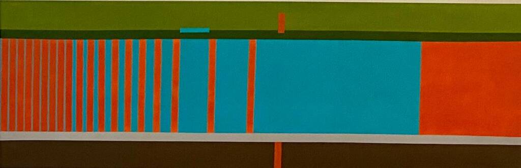 Sem Título  2015 Acrílico sobre tela 0,60 x 1,90 m