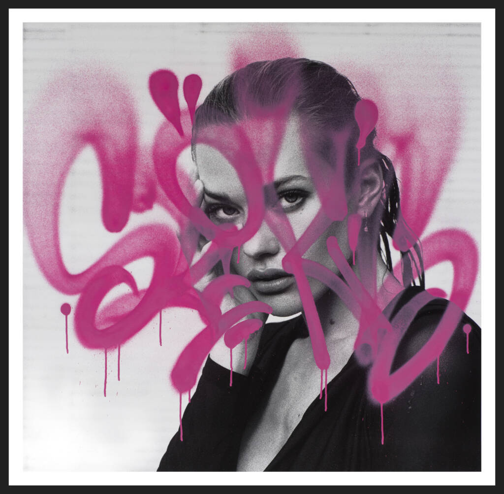 TITULO: KSYAN PINK PRINT ANO: 2022 DIMENSAO: 84 x 84 cm TECNICA: PRINT FINE ART  EM PAPEL DE ALGODÃO R$ 8.000