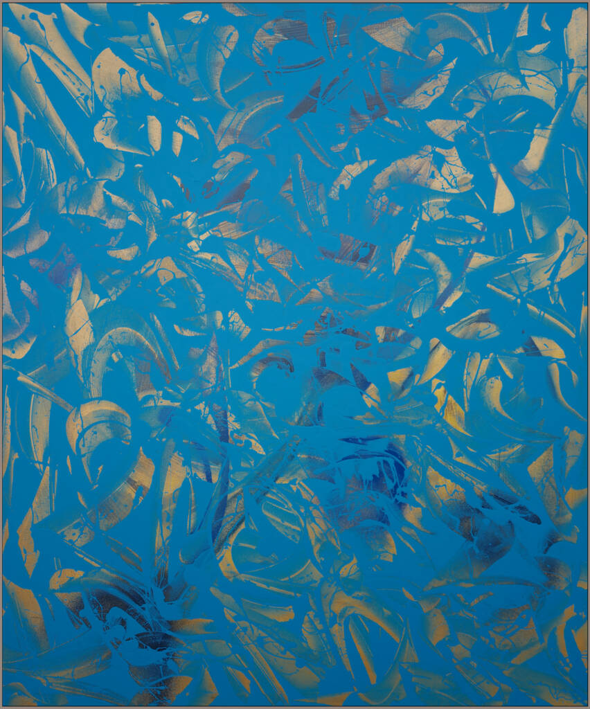 TITULO: TURQUE ANO: 2026 DIMENSAO: 100 x 120 cm TECNICA: ACRILICA SOBRE TELA R$ 33.200